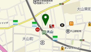 天丼てんや大山店の地図画像