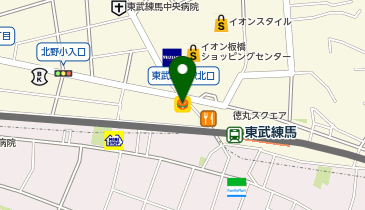 天丼てんや東武練馬店の地図画像