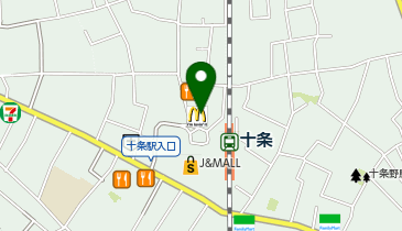 天丼てんや十条店の地図画像