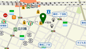 天丼てんや立川南店の地図画像