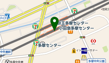 天丼てんや多摩センター店の地図画像