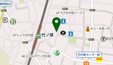天丼てんや竹ノ塚店の地図画像