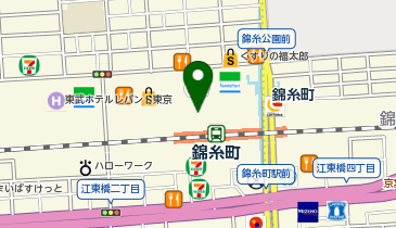 天丼てんや錦糸町テルミナ2店の地図画像