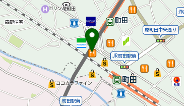 天丼てんや小田急マルシェ町田店の地図画像