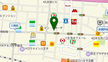 天丼てんや八王子北口店の地図画像