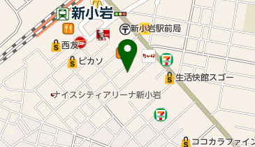 ペッパーランチ新小岩店の地図画像