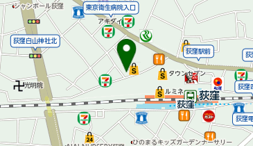 ペッパーランチ荻窪駅西口店の地図画像