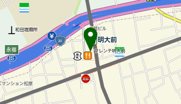 ペッパーランチフレンテ明大前店の地図画像