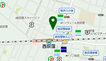 ペッパーランチ西荻窪駅前店の地図画像