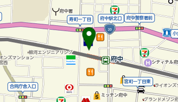 ウェンディーズファーストキッチンぷらりと京王府中店の地図画像