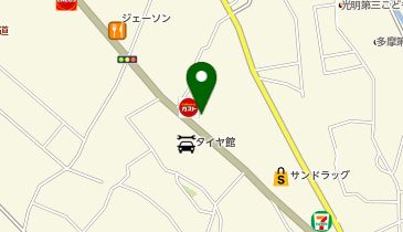 マクドナルド八王子楢原店の地図画像