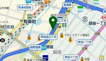 ケンタッキーフライドチキン銀座INZ店の地図画像