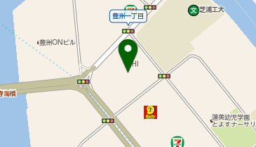 松屋豊洲IHIビル店(マイカリー食堂併設)の地図画像