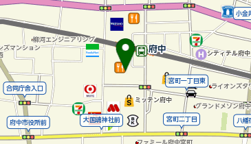 松のやル・シーニュ府中店(マイカリー食堂併設)の地図画像