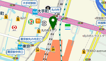 なか卯東京駅丸の内北口店の地図画像
