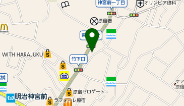 すき家神宮前三丁目店の地図画像