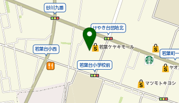 サイゼリヤ立川若葉ケヤキモール店の地図画像