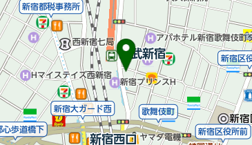 焼肉ふうふう亭西武新宿駅前店の地図画像