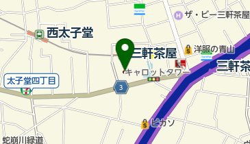 オリーブの木三軒茶屋キャロットタワー店の地図画像