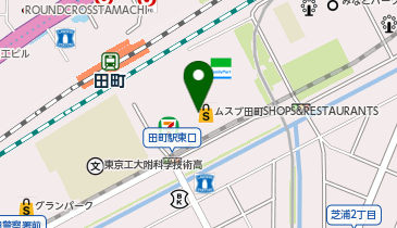 焼肉トラジ田町店の地図画像