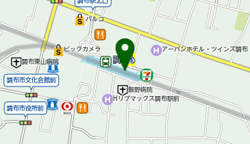 平城苑トリエ京王調布店の地図画像