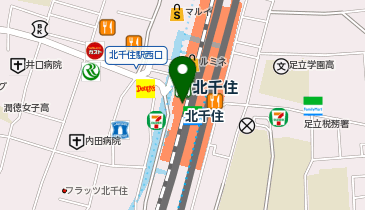 Aoyama Flower Market アオヤマ フラワー マーケット ルミネ北千住店 花屋 周辺のファミレス レストラン 食堂 Navitime