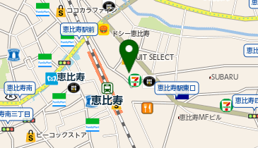 譚仔三哥米線恵比寿店の地図画像
