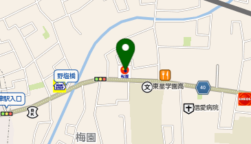 マイカリー食堂清瀬野塩店(松屋併設)の地図画像