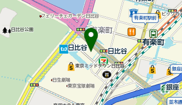 焼肉トラジ日比谷店の地図画像