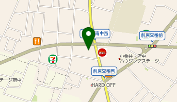 焼きたてのかるび小金井貫井南店の地図画像