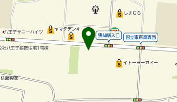 煉火亭八王子狭間店の地図画像