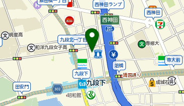 キッチンジロー九段下店の地図画像