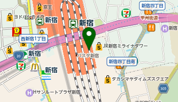 Petrichor NEWoMan新宿店の地図画像