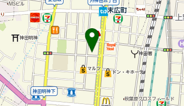 肉の万世アキバプレイス店の地図画像