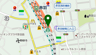 Standing鮨Bar Yasukeエキュート赤羽みなみ店の地図画像
