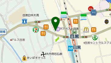 ごちとん目黒店の地図画像