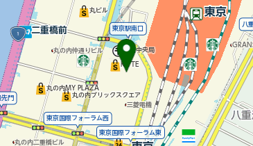 一夜干しと海鮮丼できたて屋KITTE丸の内店の地図画像