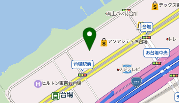 半身揚げのジョニーアクアシティお台場店の地図画像