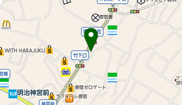 牛かつもと村原宿店の地図画像