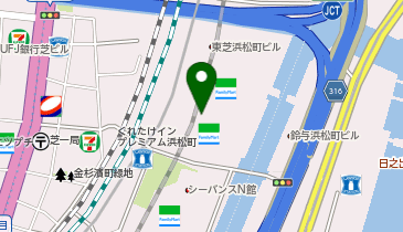 芝浦すしわさび出張所の地図画像