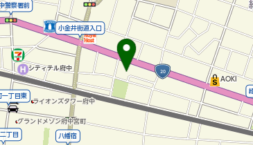 かつや府中緑町店の地図画像