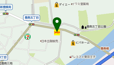 デニーズ豊島店の地図画像