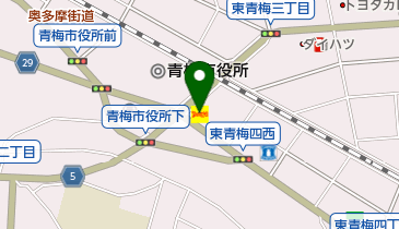 デニーズ東青梅店の地図画像