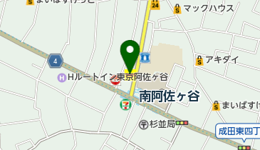 デニーズ南阿佐谷店の地図画像
