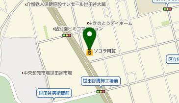 デニーズ上用賀店の地図画像