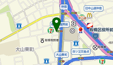 デニーズ大山東町店の地図画像