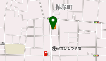 珈琲館足立一ツ家店の地図画像