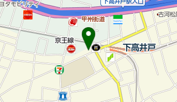 珈琲館下高井戸店の地図画像