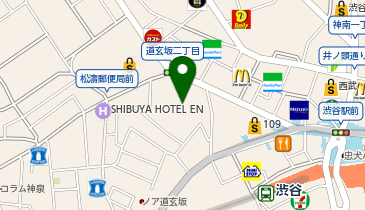 ホテルインディゴ東京渋谷の地図画像