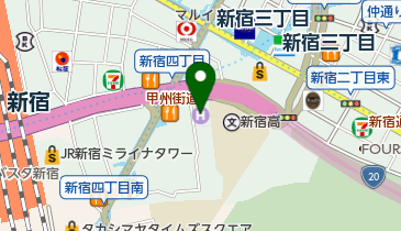 新宿ビジネスホテルの地図画像